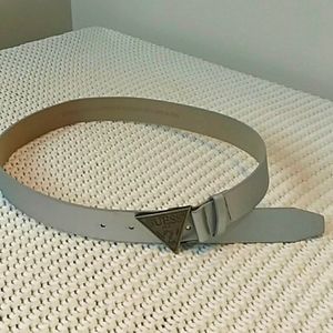 Guess Silver Metallic Belt
